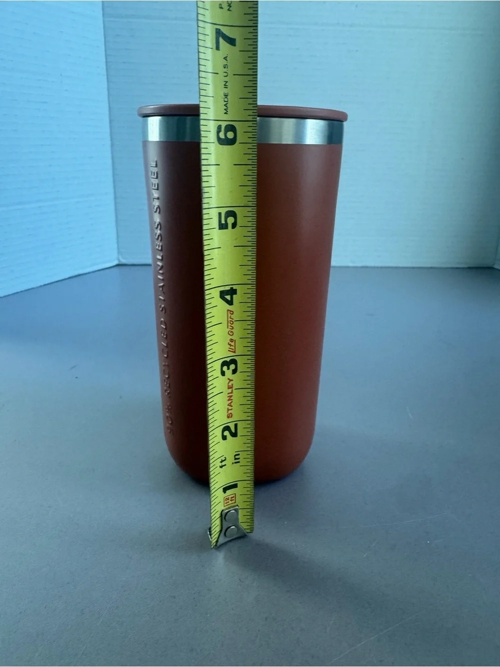Starbucks Rust Orange Stainless Steel Travel Tumbler
